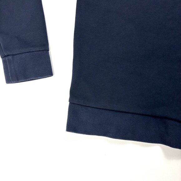Polo Ralph Lauren Embossed Crewneck Sweatshirt Navy Blue Sz M Logo - Picture 3 of 6